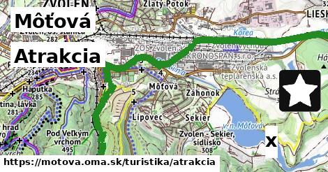 atrakcia v Môťová