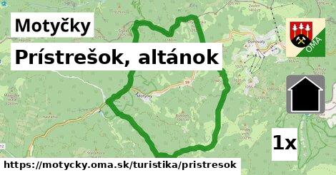 Prístrešok, altánok, Motyčky