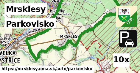 parkovisko v Mrsklesy