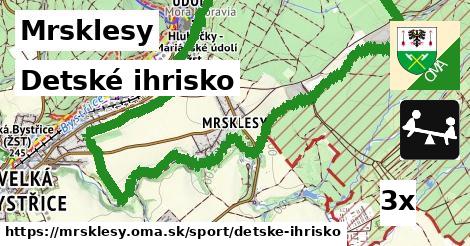 detské ihrisko v Mrsklesy