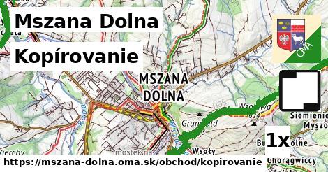 Kopírovanie, Mszana Dolna