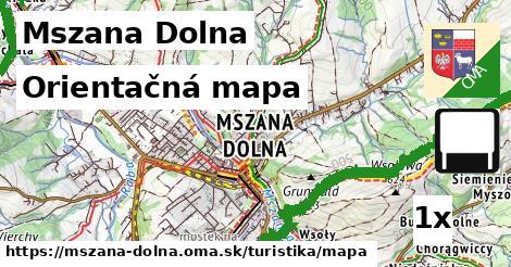 Orientačná mapa, Mszana Dolna