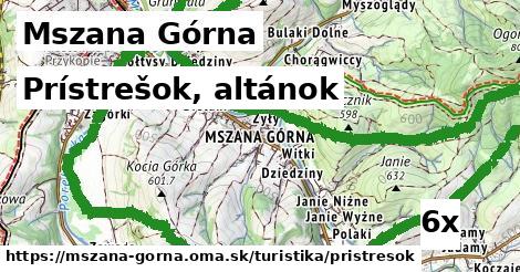 Prístrešok, altánok, Mszana Górna