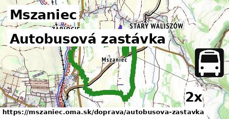 autobusová zastávka v Mszaniec