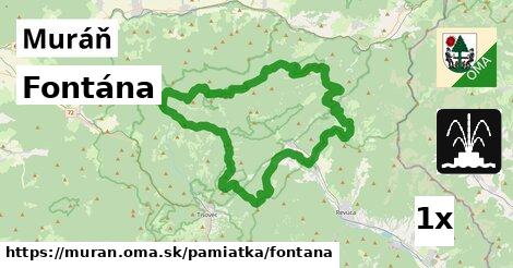 Fontána, Muráň