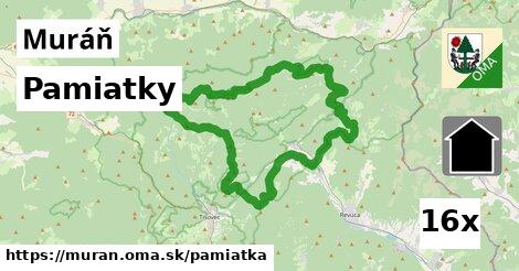 pamiatky v Muráň