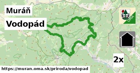 Vodopád, Muráň