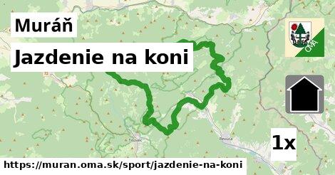 jazdenie na koni v Muráň