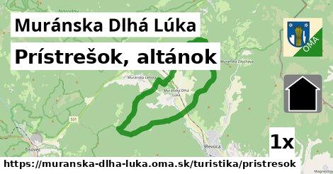 Prístrešok, altánok, Muránska Dlhá Lúka