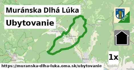 ubytovanie v Muránska Dlhá Lúka