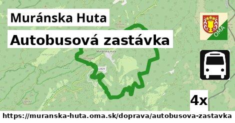 Autobusová zastávka, Muránska Huta