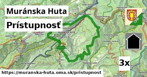 prístupnosť v Muránska Huta