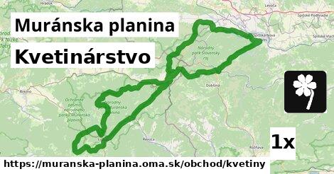 Kvetinárstvo, Muránska planina