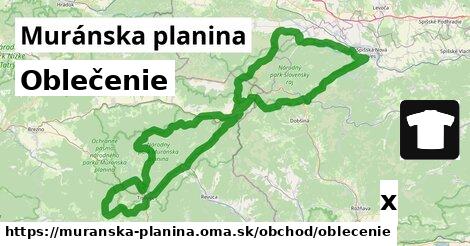 Oblečenie, Muránska planina