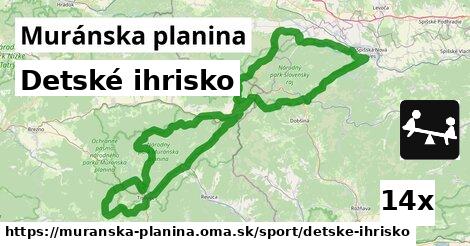 Detské ihrisko, Muránska planina