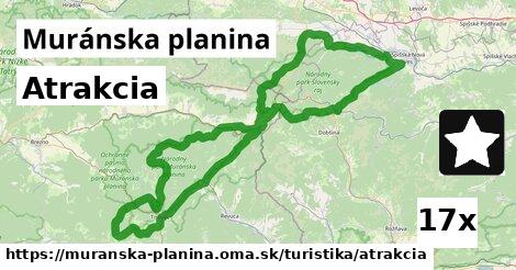 Atrakcia, Muránska planina