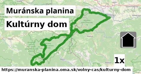 Kultúrny dom, Muránska planina