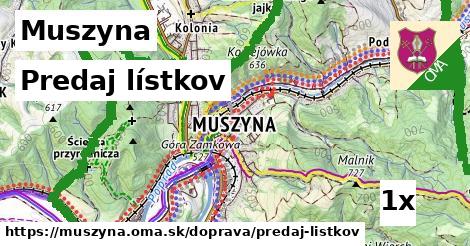 Predaj lístkov, Muszyna