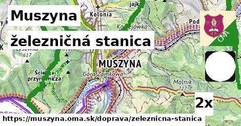 železničná stanica v Muszyna