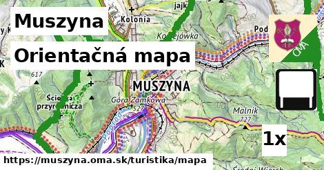 Orientačná mapa, Muszyna