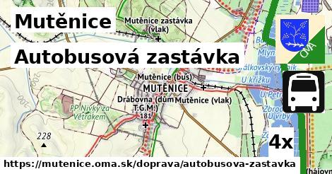 Autobusová zastávka, Mutěnice