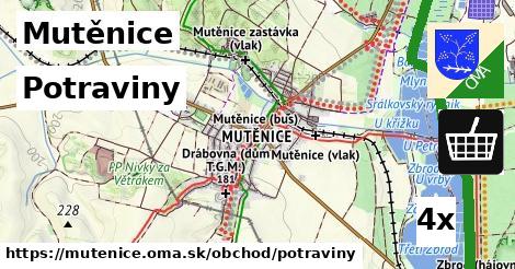 Potraviny, Mutěnice