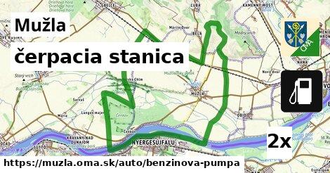 čerpacia stanica, Mužla