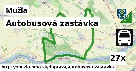 Autobusová zastávka, Mužla