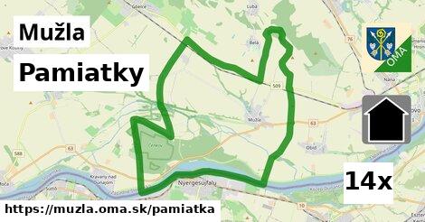 pamiatky v Mužla