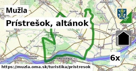 Prístrešok, altánok, Mužla