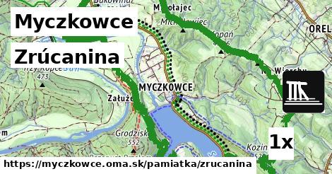 zrúcanina v Myczkowce