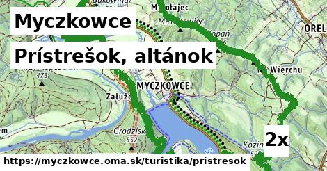 Prístrešok, altánok, Myczkowce