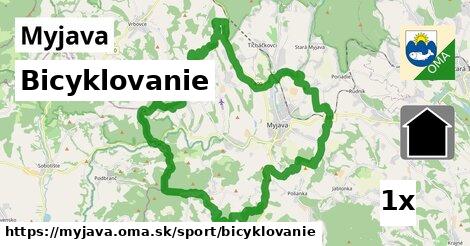 bicyklovanie v Myjava