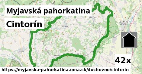 Cintorín, Myjavská pahorkatina