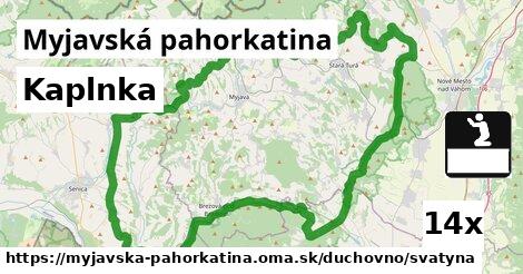 Kaplnka, Myjavská pahorkatina