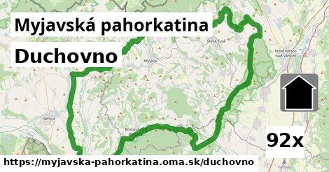 duchovno v Myjavská pahorkatina