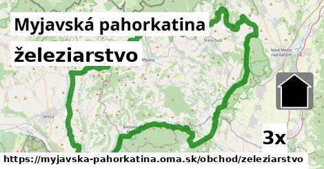 železiarstvo, Myjavská pahorkatina