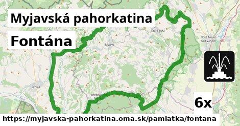 Fontána, Myjavská pahorkatina