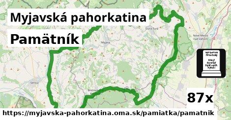 Pamätník, Myjavská pahorkatina