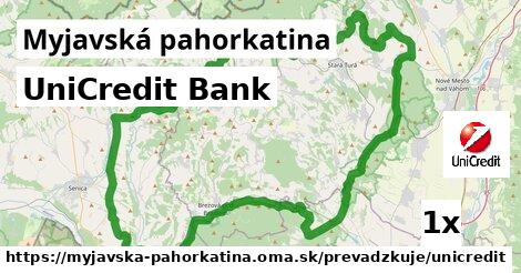 UniCredit Bank, Myjavská pahorkatina