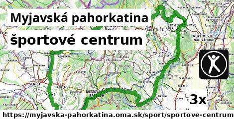 športové centrum v Myjavská pahorkatina