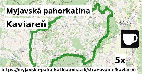 Kaviareň, Myjavská pahorkatina