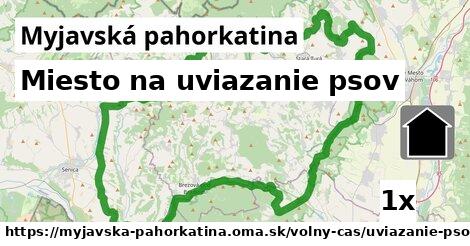 Miesto na uviazanie psov, Myjavská pahorkatina