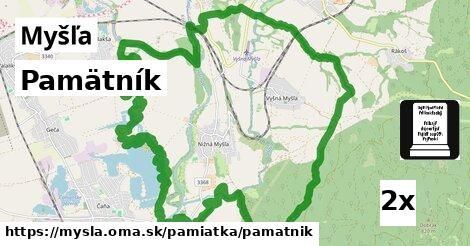 Pamätník, Myšľa