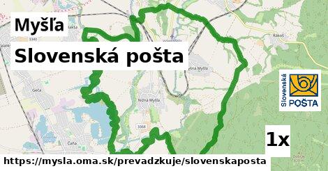 Slovenská pošta, Myšľa