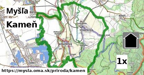 Kameň, Myšľa