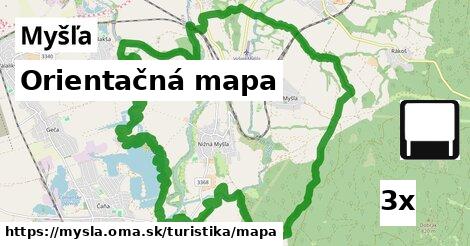 Orientačná mapa, Myšľa