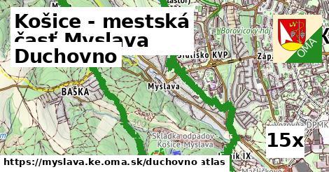 duchovno v Košice - mestská časť Myslava