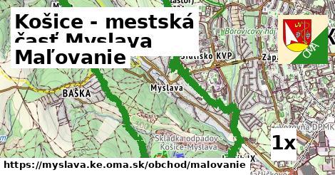 Maľovanie, Košice - mestská časť Myslava