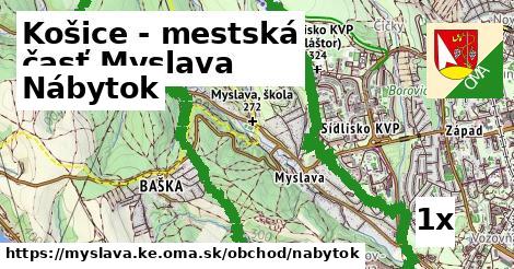 Nábytok, Košice - mestská časť Myslava